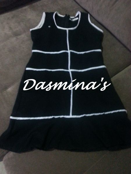 Vestido Divisórias preto