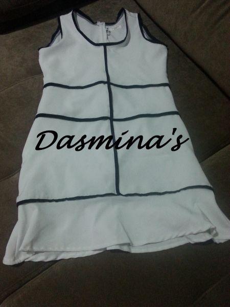 Vestido Divisórias branco